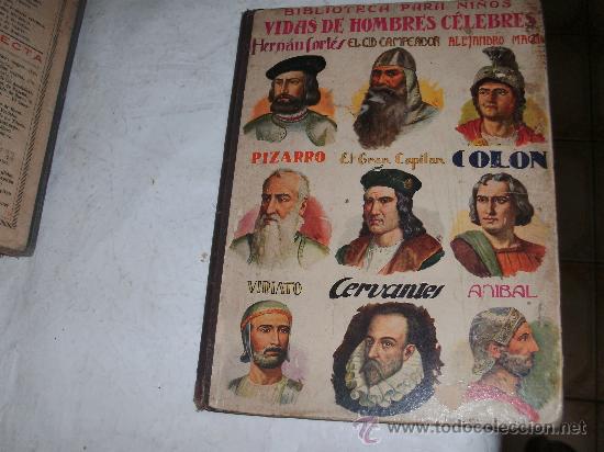 Libros antiguos: VIDAS DE HOMBRES CELEBRES - Foto 1