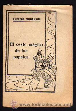 Libros antiguos: Cuentos modernos. El cesto m&aacute;gico de los papeles - Foto 1