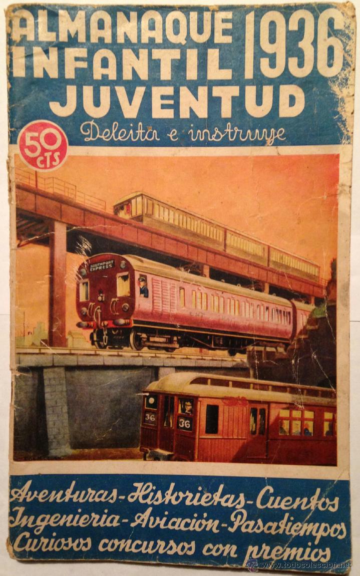 Libros antiguos: Almanaque infantil Juventud - Foto 1