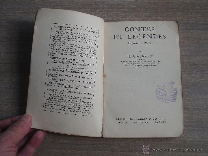 Libros antiguos: CONTES ET LEGENDES - - Foto 3