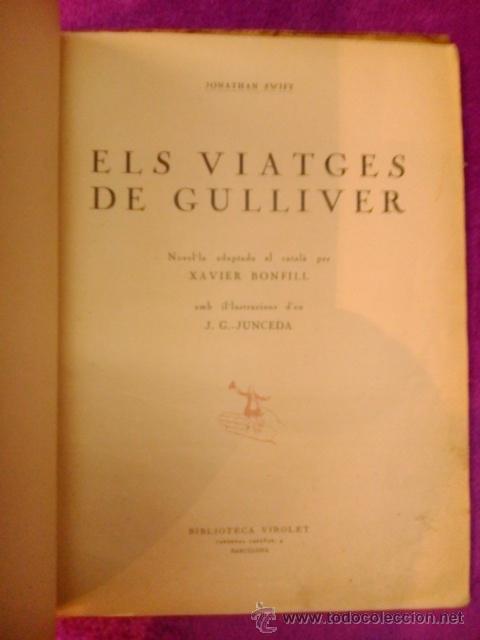 Libros antiguos: VIATGES DE GULLIVER, JONATHAN SWIFT 1929 - Foto 2
