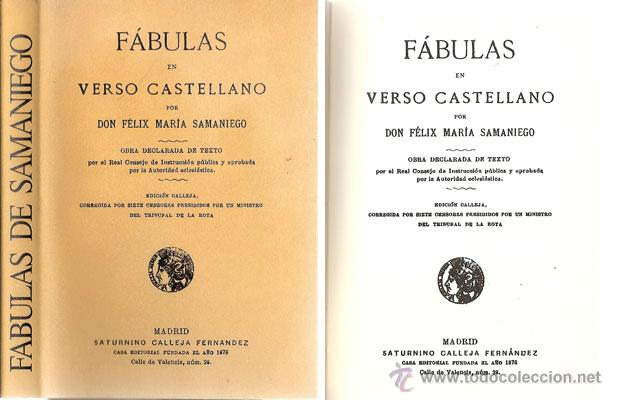 Libros antiguos: F&Aacute;BULAS EN VERSO CASTELLANO &ndash; A&Ntilde;O 1876 - Foto 1