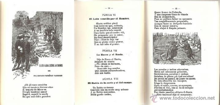 Libros antiguos: F&Aacute;BULAS EN VERSO CASTELLANO &ndash; A&Ntilde;O 1876 - Foto 2