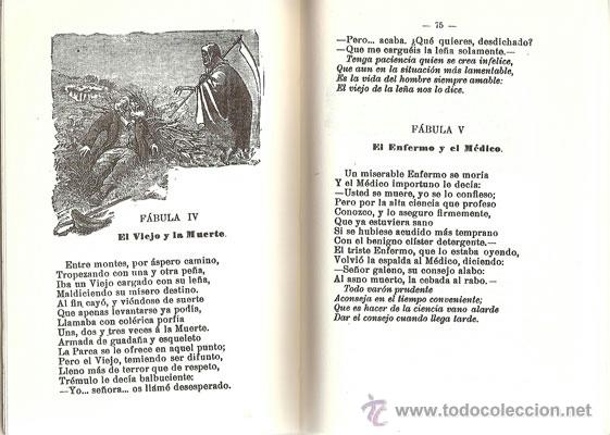Libros antiguos: F&Aacute;BULAS EN VERSO CASTELLANO &ndash; A&Ntilde;O 1876 - Foto 3