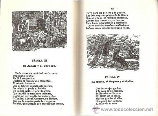 Libros antiguos: F&Aacute;BULAS EN VERSO CASTELLANO &ndash; A&Ntilde;O 1876 - Foto 5