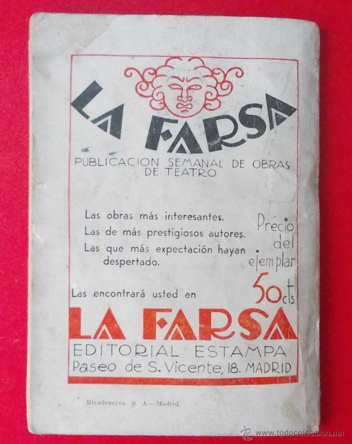 Libros antiguos: Cuento en tres actos, El Rey negro, de Pedro Mu&ntilde;oz Seca, 1935. - Foto 4