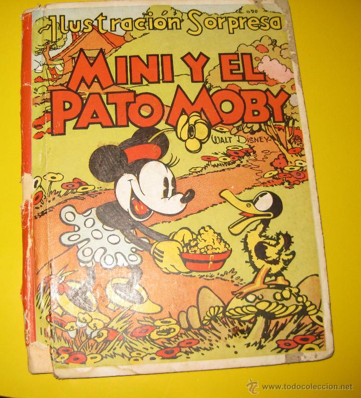 Libros antiguos: MINI Y EL PATO MOBY - A&Ntilde;O 1934 TROQUELADO - Foto 1