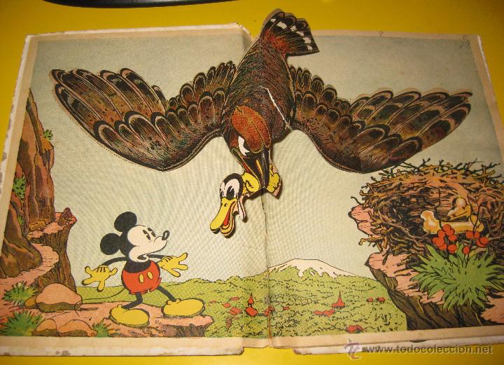 Libros antiguos: MINI Y EL PATO MOBY - A&Ntilde;O 1934 TROQUELADO - Foto 3