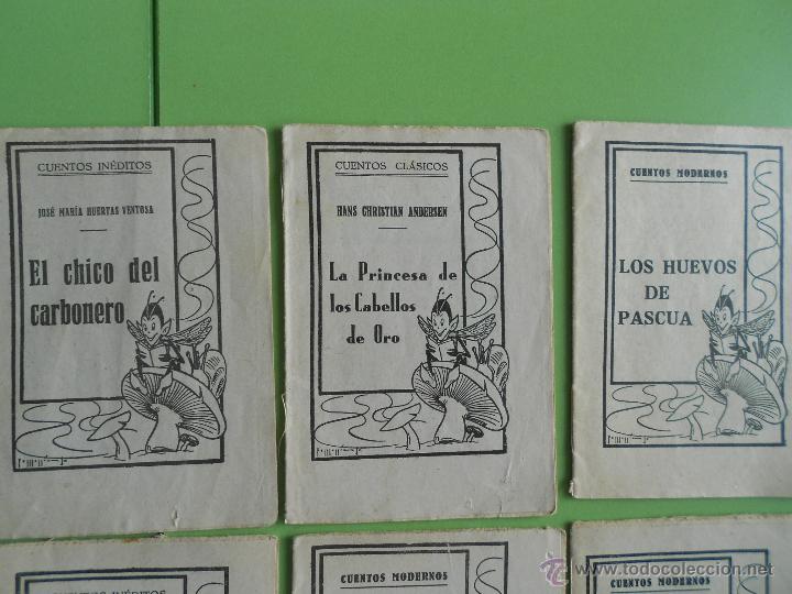 Libros antiguos: 18 peque&ntilde;os cuentos en blanco y negro - Foto 3