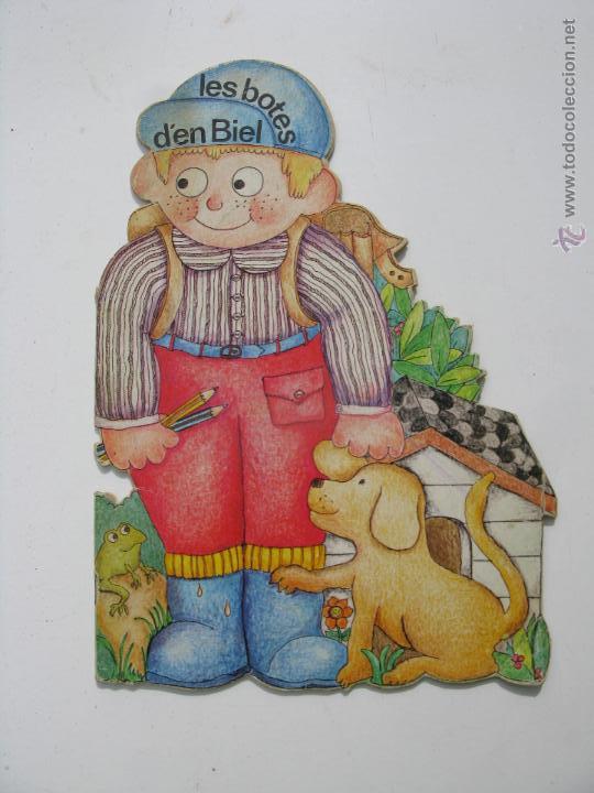 Libros antiguos: Cuento troquelado les botes den biel - Foto 1