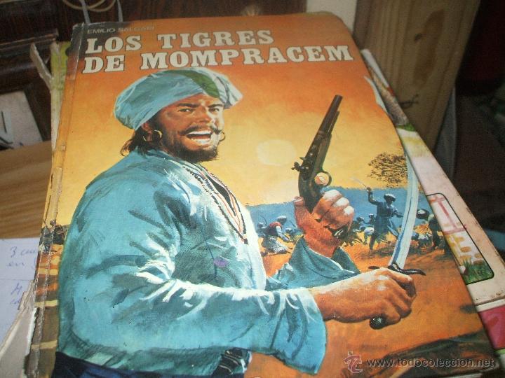Libros antiguos: Los tigres de Mompracen - Foto 1