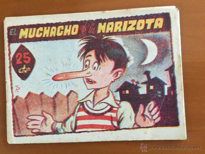 Libros antiguos: cuentos mariposa el muchacho de la narizota alb 2 - Foto 1