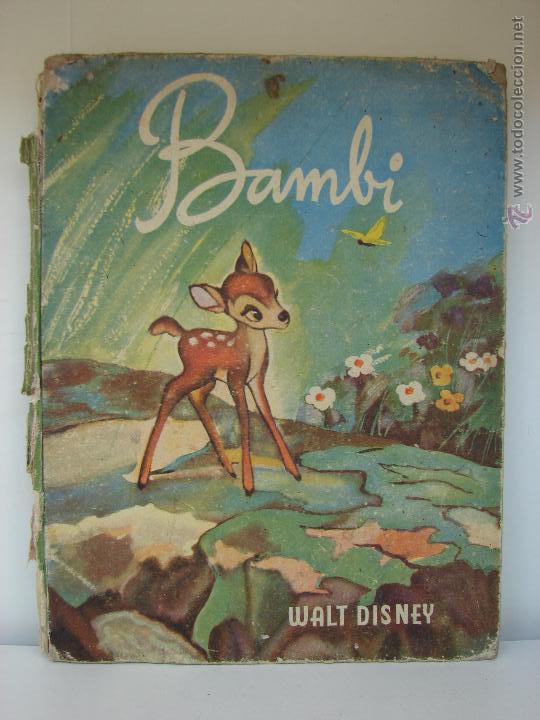 Libros antiguos: BAMBI. WALT DISNEI. 1945 - Foto 1
