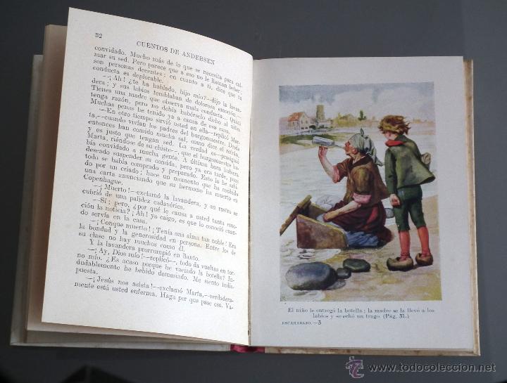 Libros antiguos: LIBRO CUENTOS DE ANDERSEN. EDITORIAL SOPENA, 1.935 - Foto 6