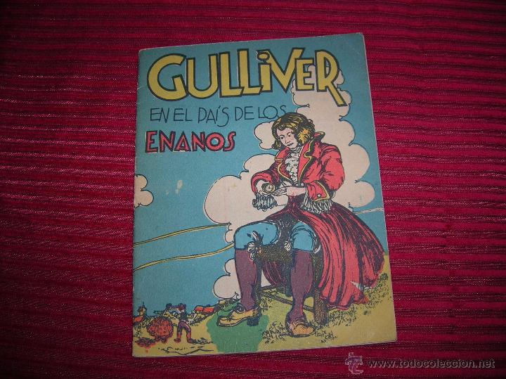 Libros antiguos: Cuento Gulliver en el pais de los enanos - Foto 1