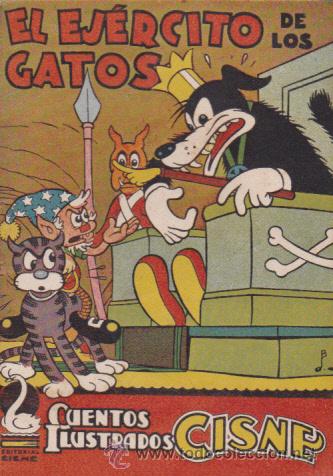 Libros antiguos: CUENTO COLECCION CUENTOS INFANTILES CISNE EL EJERCITO DE LOS GATOS - Foto 1