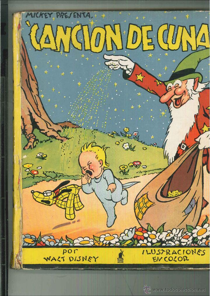 Libros antiguos: CANCI&Oacute;N DE CUNA. Walt Disney - Foto 1