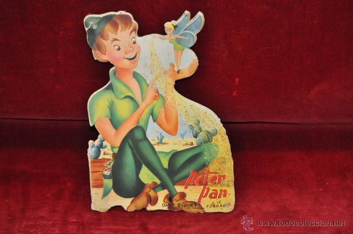 Libros antiguos: CUENTO TROQUELADO PETER PAN Y EL TESORO. WALT DISNEY - Foto 1