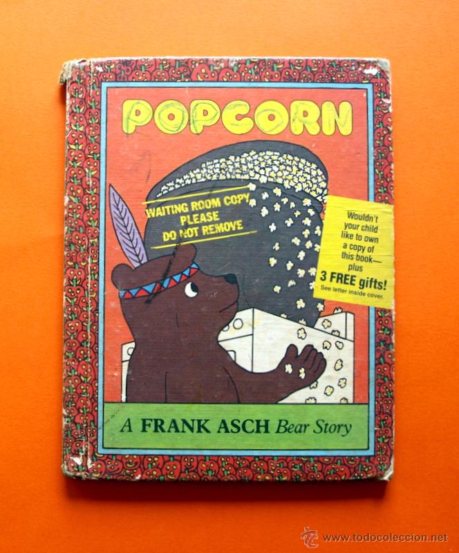 Libros antiguos: POP CORN - A FRANK ASCH BEAR STORY - CUENTO EN INGLES - - Foto 1