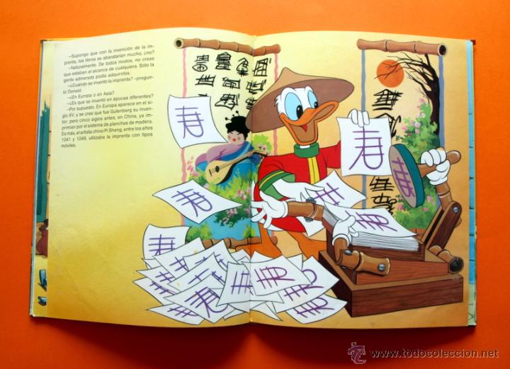 Libros antiguos: DONALD Y EL LIBRO - N&ordm; 2 - C&Iacute;RCULO DE LECTORES - WALT DISNEY - - Foto 2