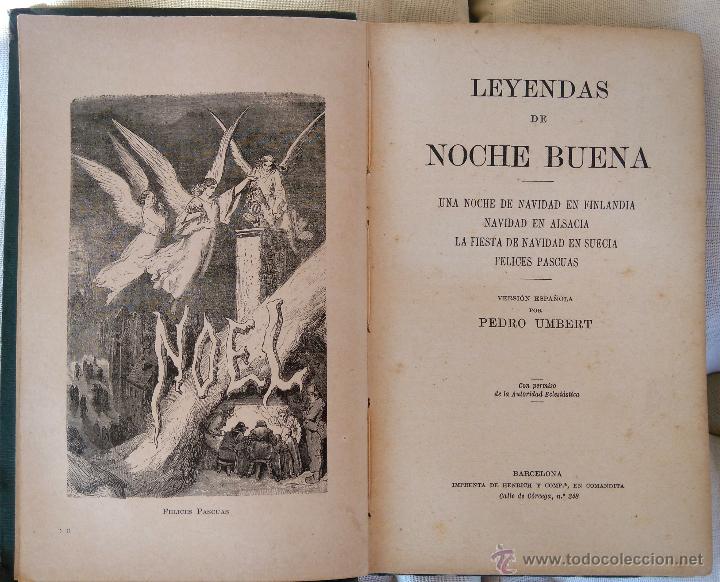 Tema Navidad Libro Ano 1910 Leyendas De Noch Vendido En Venta Directa