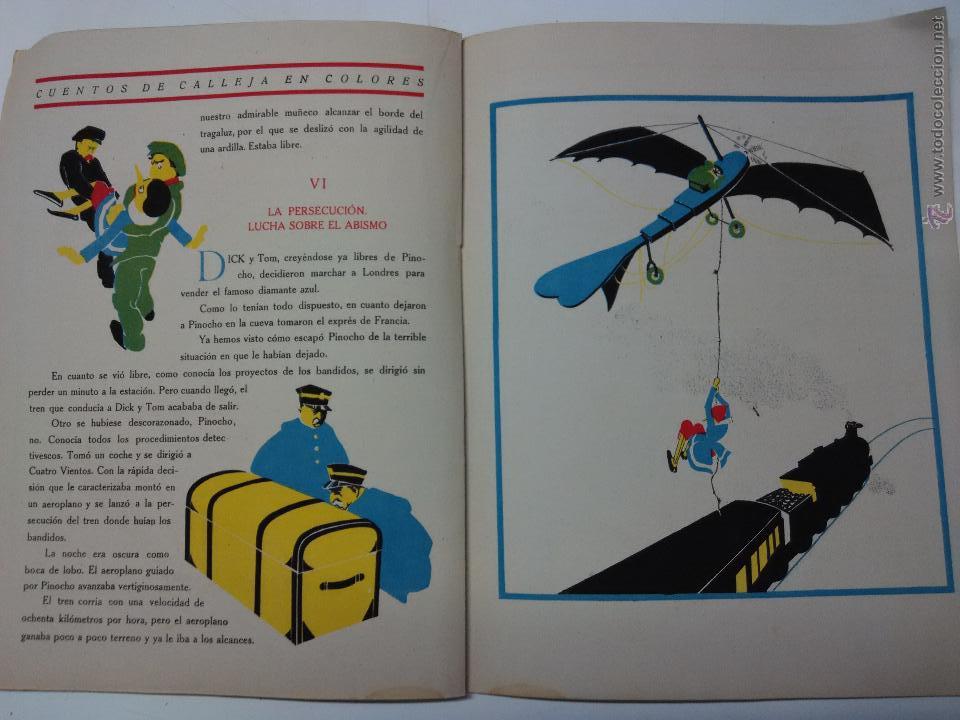 Libros antiguos: pinocho . cuento Calleja - Foto 2