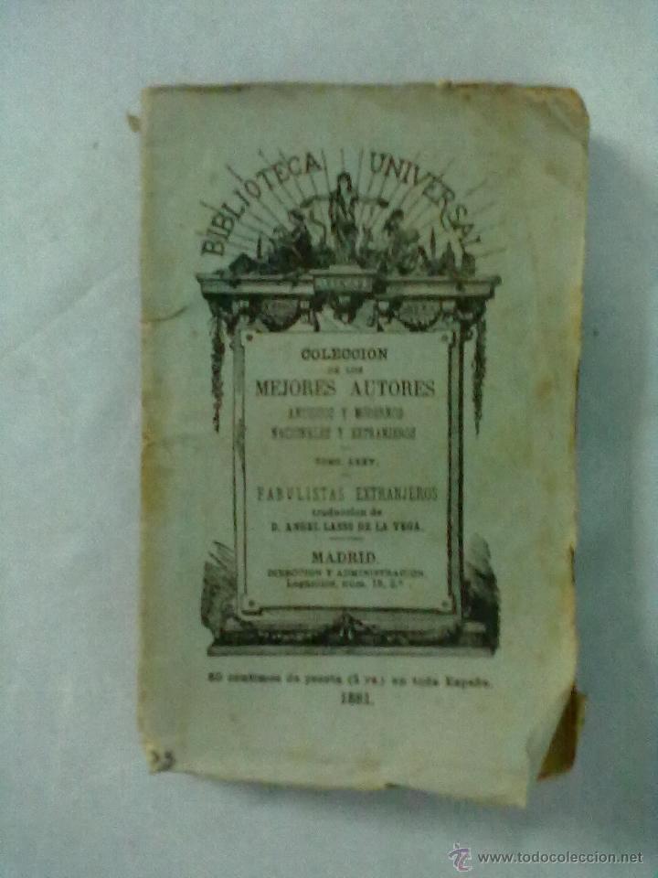 Libros antiguos: FABULISTAS EXTRANJEROS 1881 - Foto 1