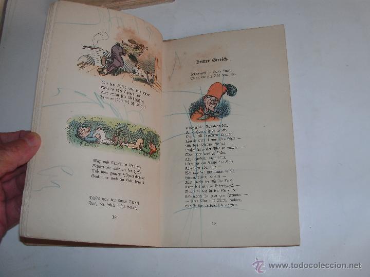 Libros antiguos: MAF UND MORIK VON WILHELM BUFCH - Foto 2