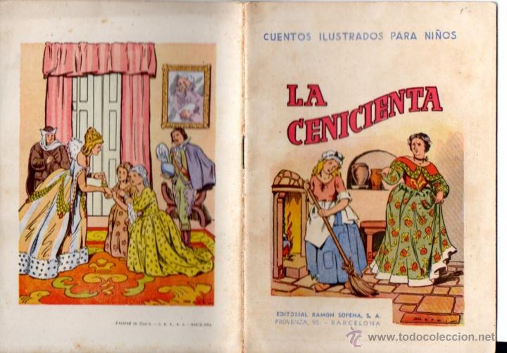 Libros antiguos: CUENTOS ILUSTRADOS PARA NI&Ntilde;OS SOPENA : LA CENICIENTA