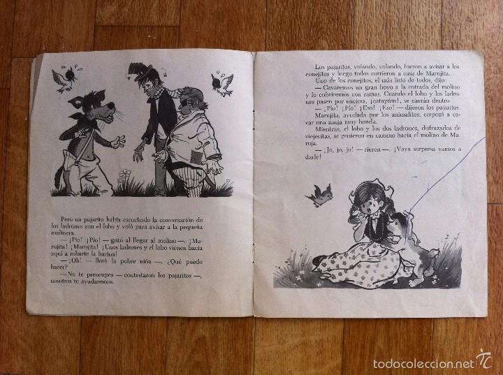 Libros antiguos: LA MOLINERA Y LOS LADRONES - CUENTO DE MARIA PASCUAL - Foto 3