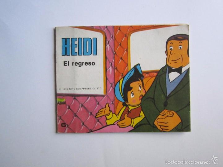 Libros antiguos: CUENTO TROQUELADO HEIDI EL REGLESO 1976 - Foto 1