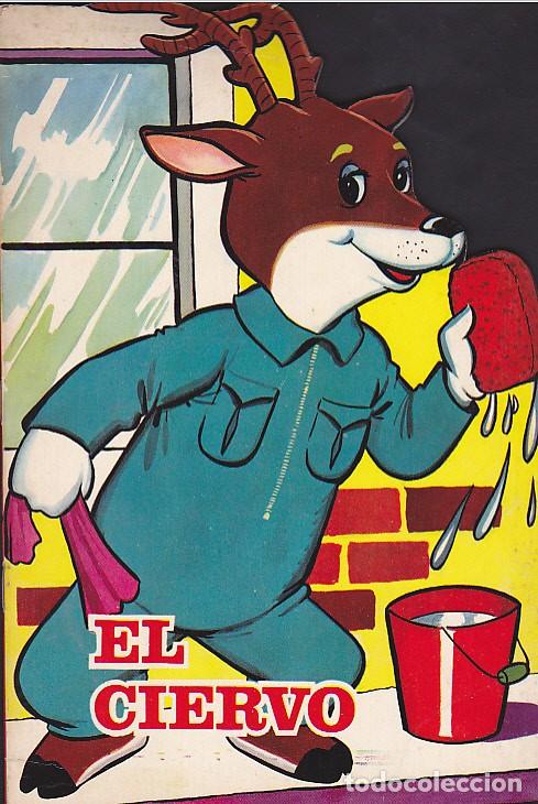 Libros antiguos: CUENTO TROQUELADO SERIE ZOO EDICIONES TORAY EL CIERVO - Foto 1
