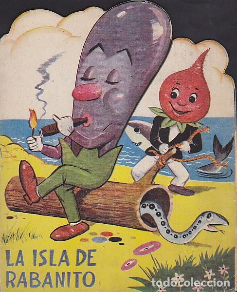Libros antiguos: CUENTO TROQUELADO LA ISLA DE RABANITO EDITORIAL MARCO - Foto 1