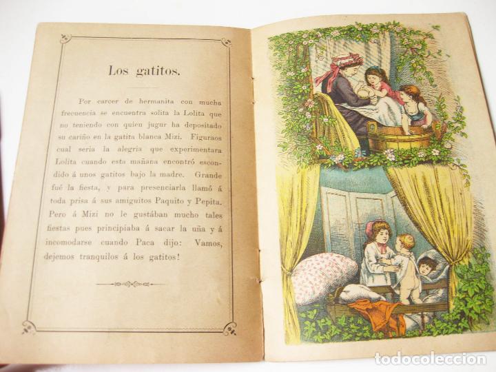 Libros antiguos: CUENTO MI QUERIDO LIBRO CON LAMINAS. 1900 APROXIMADAMENTE - Foto 3