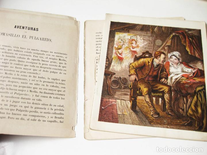 Libros antiguos: CUENTO DE LAS AVENTURAS DE TOMASILLO EL PULGARCITO. PARIS R. SCHULTZ LIBRERO EDITOR - Foto 3