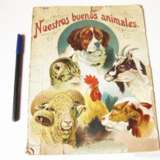 Libros antiguos: NUESTROS BUENOS ANIMALES. LIBRERIA NACIONAL Y EXTRANJERA. MADRID