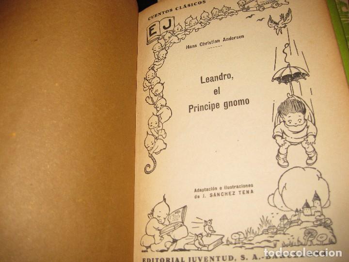 Libros antiguos: 2 cuentos clasicos . leandro . bella bella . chin chon chin chan ed juventud 1931 - 32 andersen 1 ed - Foto 5 - 75740779