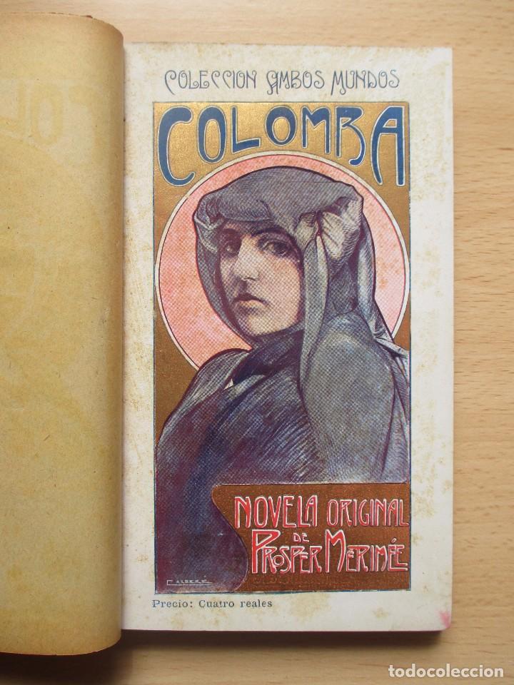 Libros antiguos: Colomba (Novela de costumbres corsas), de Pr&oacute;spero Merim&eacute;e - Foto 4