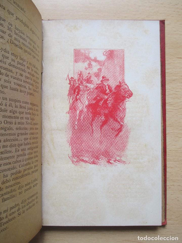 Libros antiguos: Colomba (Novela de costumbres corsas), de Pr&oacute;spero Merim&eacute;e - Foto 6