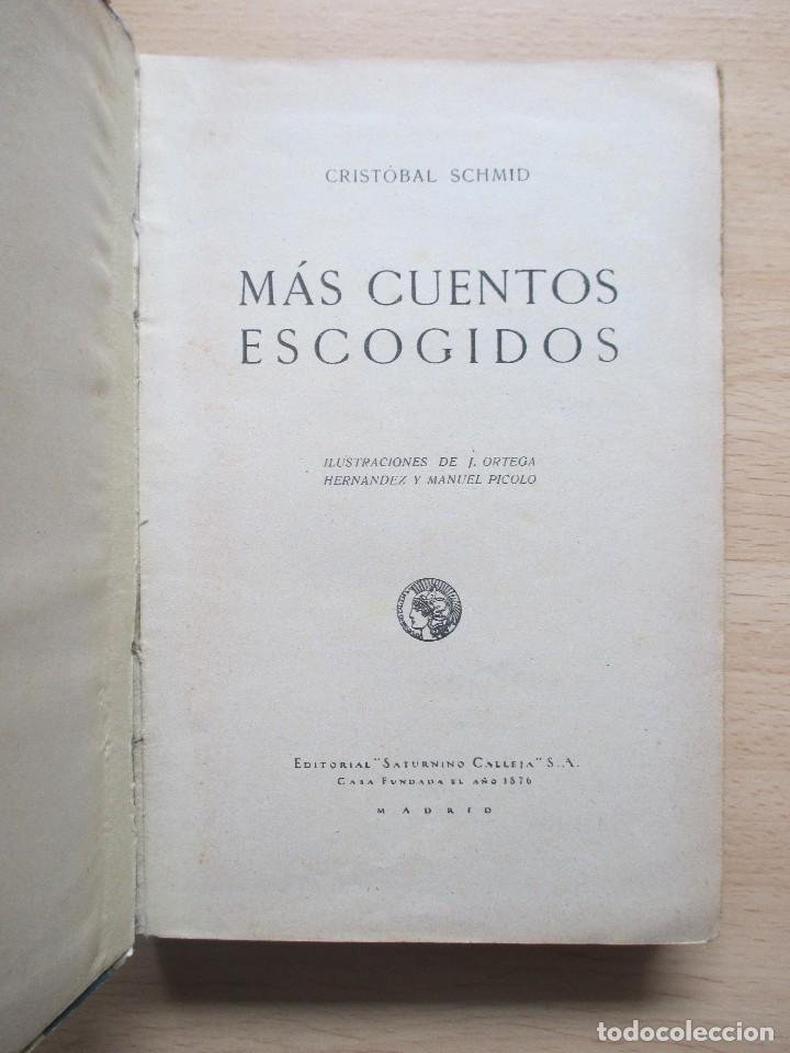 Libros antiguos: Cuentos de Schmid &ndash; M&aacute;s cuentos de Schmid (2 vols.) - Foto 8