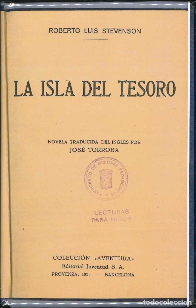 Libros antiguos: LA ISLA DEL TESORO ROBERTO LUIS STEVENSON - Foto 2