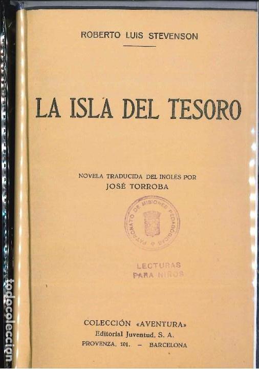 Libros antiguos: LA ISLA DEL TESORO ROBERTO LUIS STEVENSON - Foto 1