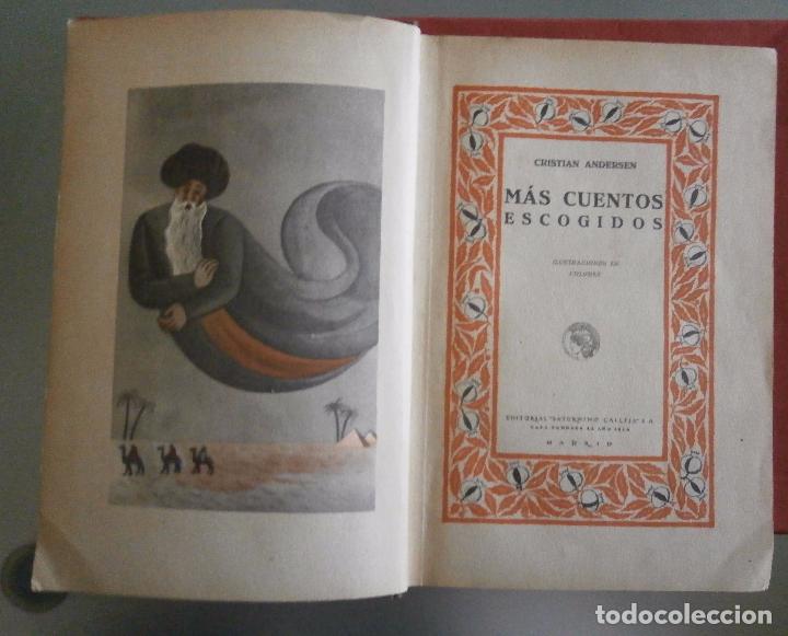 Libros antiguos: M&aacute;s cuentos escogidos. Cristian Andersen - Foto 1