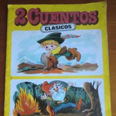 Libros antiguos: LIBRO 2 CUENTOS CLÁSICOS: PULGARCITO Y ENANO SALTARÍN (1981) GRÁFICAS LOROÑO, S. RENACIMIENTO, Nº 1