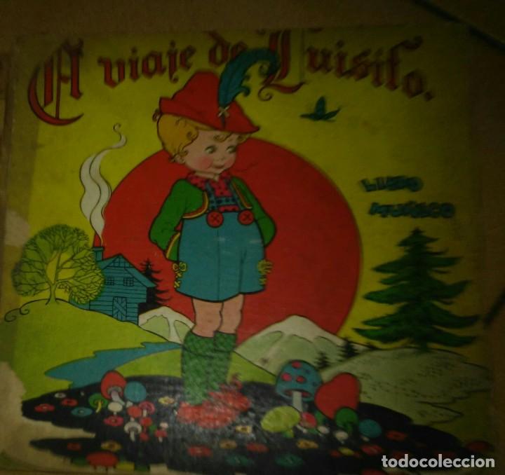 Libros antiguos: El viaje de Luisito.Libro Mu&ntilde;eco 1944 - Foto 1
