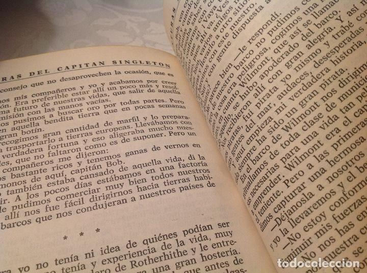 Libros antiguos: Las aventuras del Capit&aacute;n Singleton - Foto 5