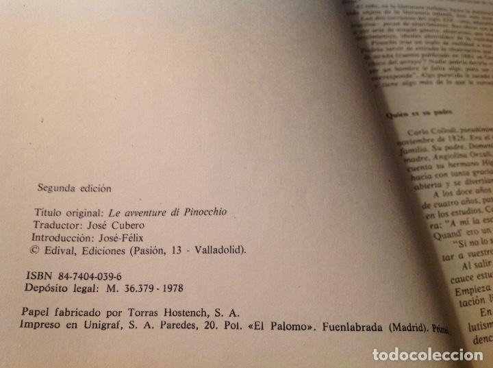 Libros antiguos: LAS AVENTURAS DE PINOCHO - Foto 4