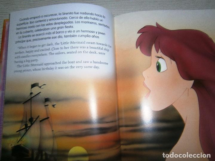 Libros antiguos: CL&Aacute;SICOS BILING&Uuml;ES - LA SIRENITA. - Foto 3