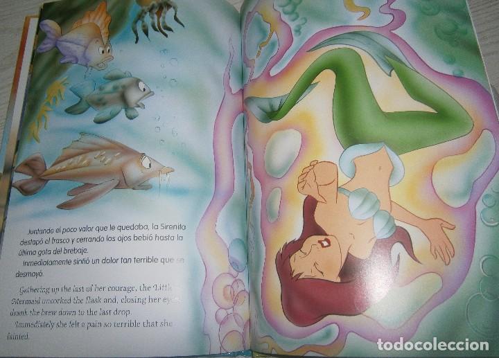 Libros antiguos: CL&Aacute;SICOS BILING&Uuml;ES - LA SIRENITA. - Foto 6