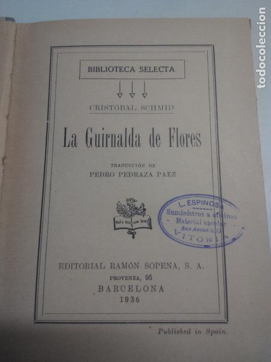 Libros antiguos: La guirnalda de flores - Foto 2